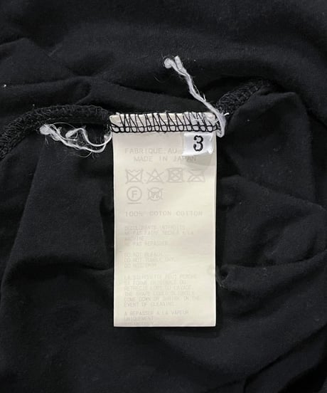 2019SS yohji yamamoto pour homme アシメトリーカットソー（HH-T31-989）