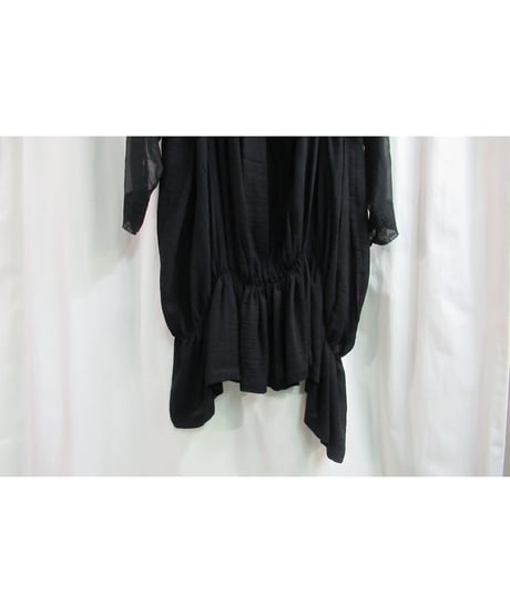 95ss yohji yamamoto femme vintage ギャザーデザインワンピース FB-D14-100