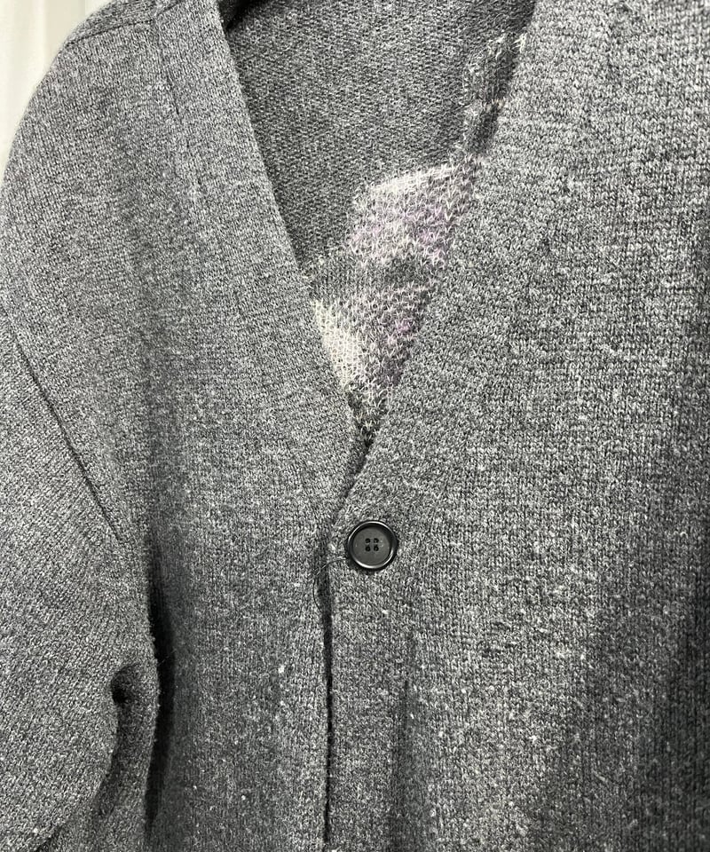 2021AW yohji yamamoto pour homme 花柄ロングカーディガン(HX 2021AW yohji yamamoto pour homme 花柄ロングカーディガン(HX