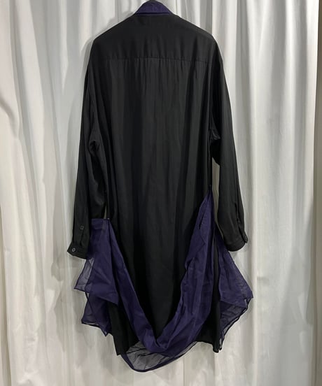 2019SS yohji yamamoto pour homme デザインブラウス（HH-B43-814）
