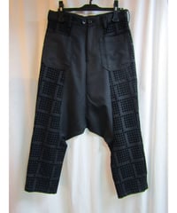 Y's yohji yamamoto 千鳥格子サルエルパンツ YV-P52-820