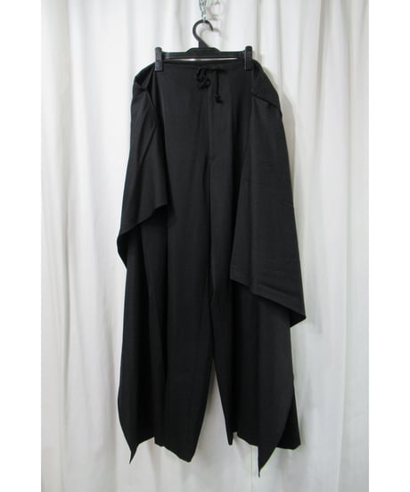 04ss yohji yamamoto pour homme 変形レイヤードデザインパンツ（HZ-P04-100）