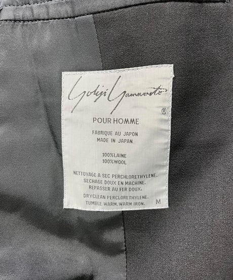 yohji yamamoto pour homme スナップボタンジャケット（H-J-021xxx）