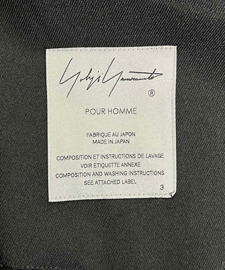 2023AW yohji yamamoto pour homme ロングジャケット（HJ-J09-101）