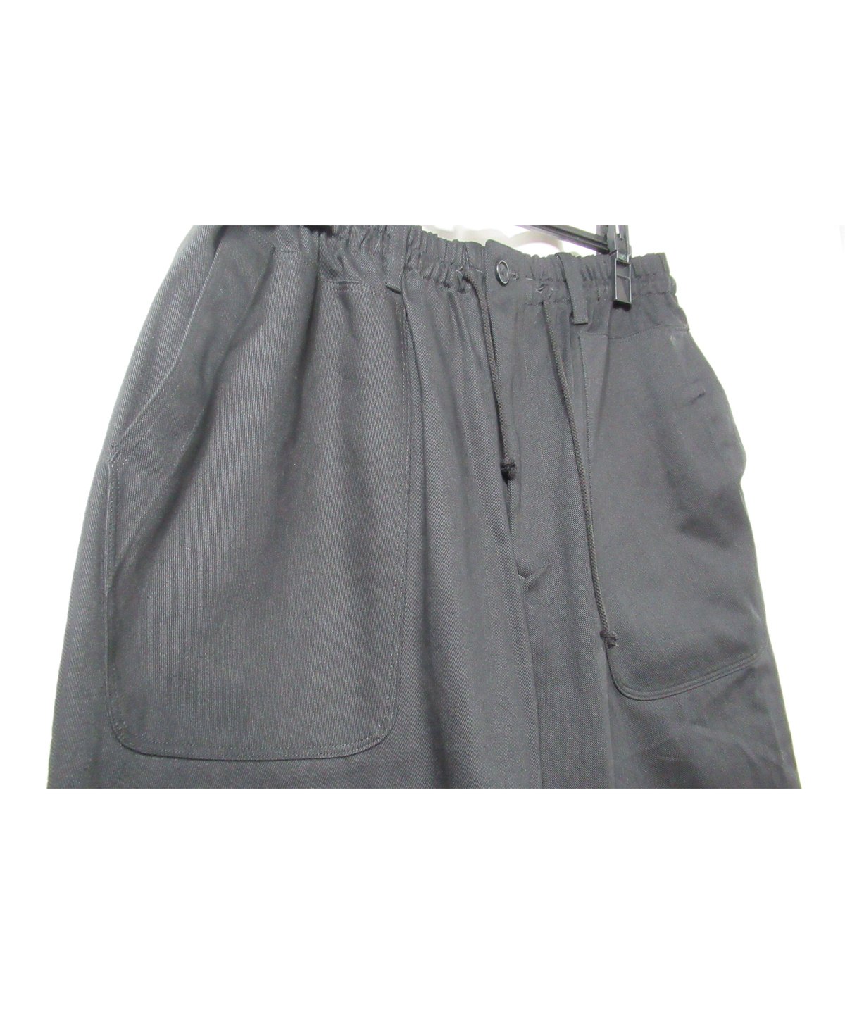 yohji yamamoto pour homme コットン ワイド テーパードパンツ