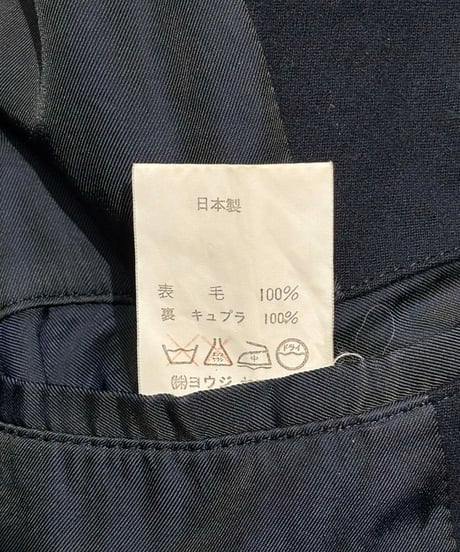 1988AW yohji yamamoto pour homme vintage 丸文字ロゴ ロングコート（H-C-259xxx）