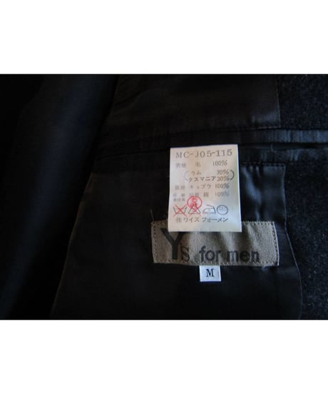 80's Y's for men yohji yamamoto vintage ステンカラーシンプルジャケット MC-J05-115