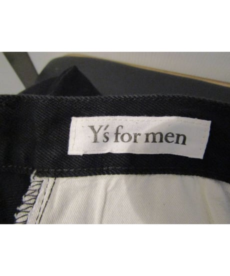 Y's for men yohji yamamoto ブラックデニムパンツ MH-P02-004