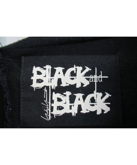 yohji yamamoto +noir BLACK and BLACK 変形襟デザインシャツジャケット ND-T83-067