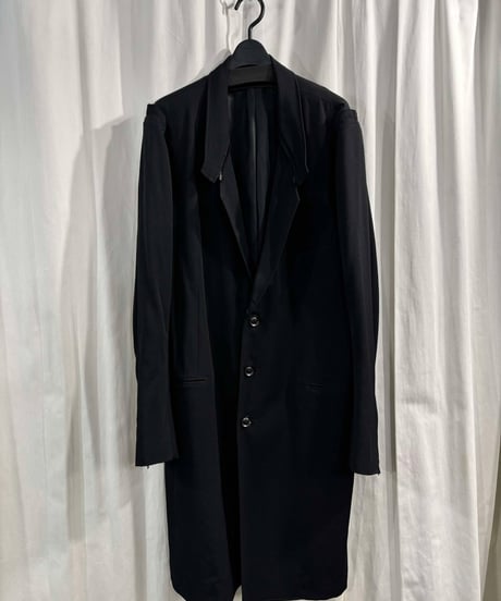 2018AW yohji yamamoto POUR HOMME デザインロングジャケット（HV-J49-100）