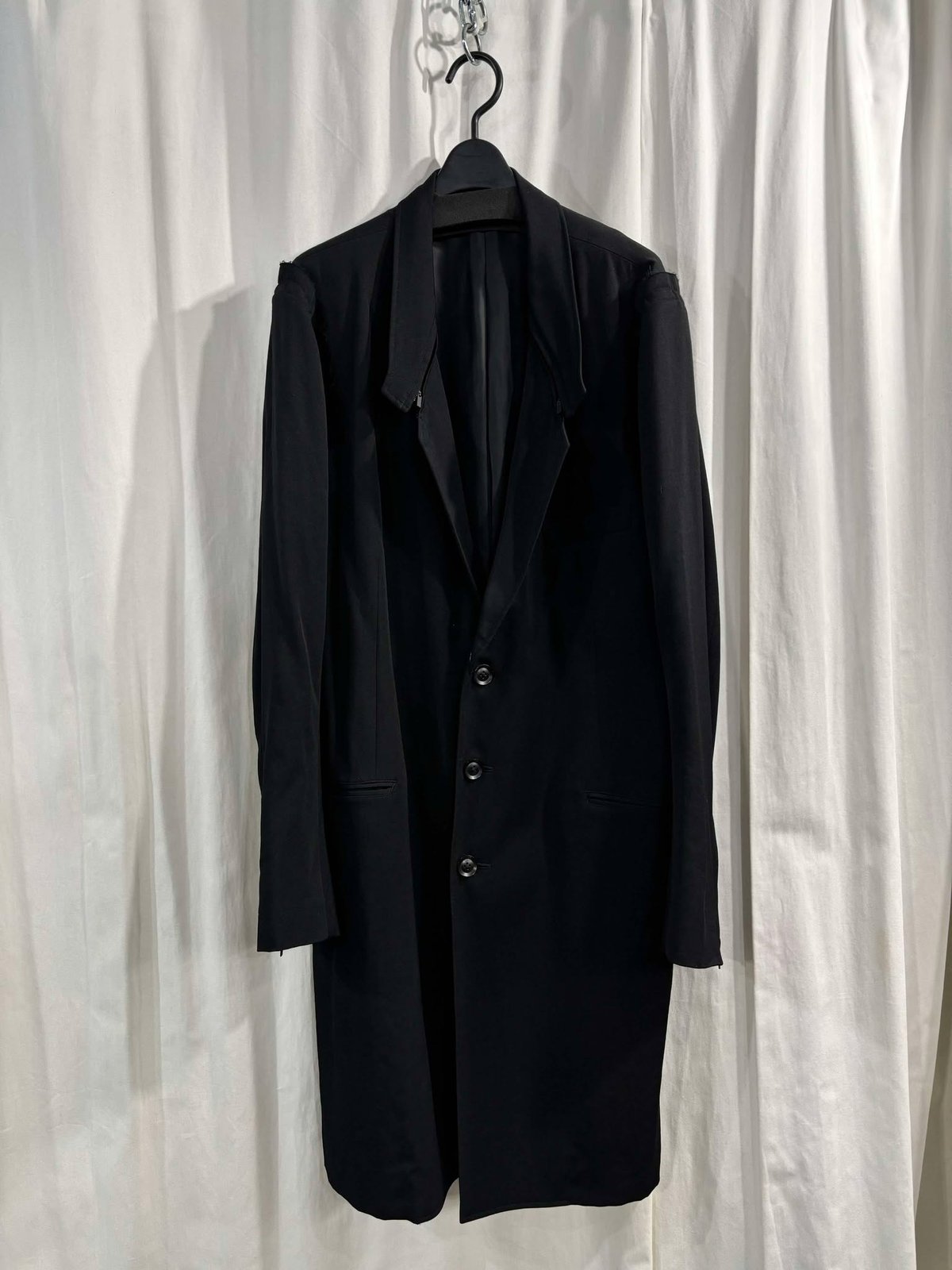 2018AW yohji yamamoto POUR HOMME デザインロングジャケット（H