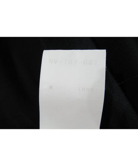 18aw BLACK Scandal yohji yamamoto +noir  バックプリントデザインカットソー NV-T07-081