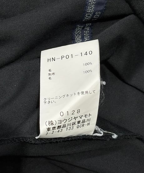 REGULATION yohji yamamoto MEN ウールパンツ（HN-P01-140）