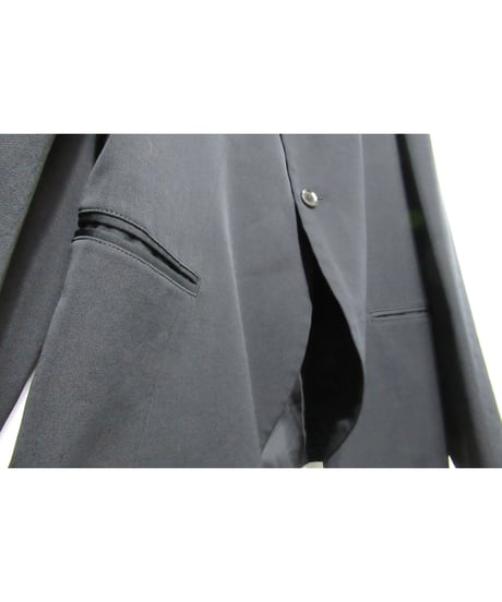 05aw yohji yamamoto pour homme 燕尾デザイン シンプルジャケット（HN-J78-100）