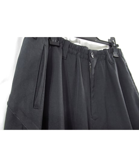 15aw yohji yamamoto pour homme 切りっぱなし 裾レイヤードデザイン サルエルパンツ（HY-P1）