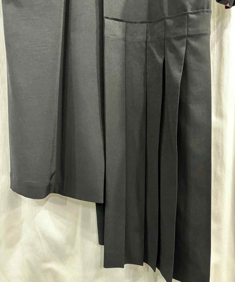 美品 2020SS yohji yamamoto pour homme 左裾プリーツロングジャケット（HN-J47-811）