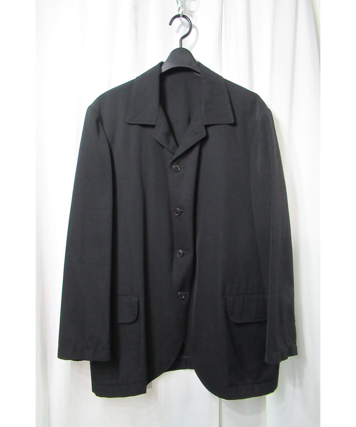 ヨウジヤマモト/YOHJI YAMAMOTO 片寄っ 13AW ジップ ボタン ミリタリー  