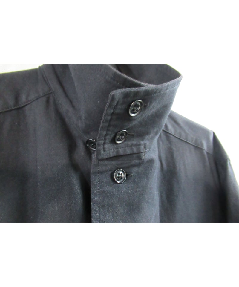 17ss yohji yamamoto pour homme スタンドカラーロングブラウス H 17ss yohji yamamoto pour homme スタンドカラーロングブラウス H