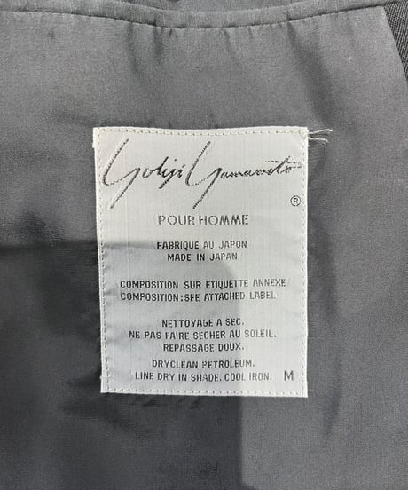 1990SS yohji yamamoto pour homme カバンジャケット（H-J-067xxx）