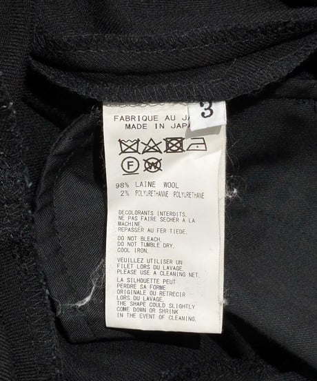 2019AW BLACK Scandal yohji yamamoto バルーンパンツ（HC-P80-526）