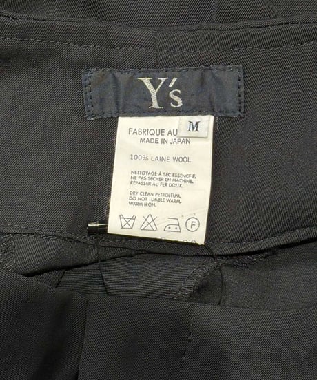 Y's yohji yamamoto ワイドパンツ（YF-P10-100）