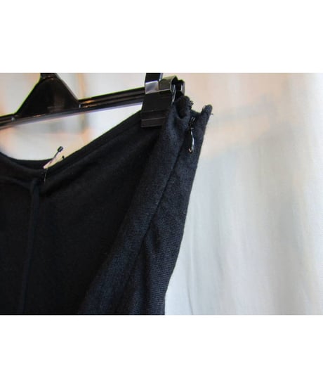 Y's yohji yamamoto 紺 ラップデザインアシメトリースカート YV-T56-169