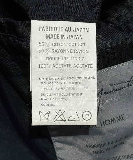 難あり 1997SS yohji yamamoto pour homme vintage ジャケット（HU-J03-247）
