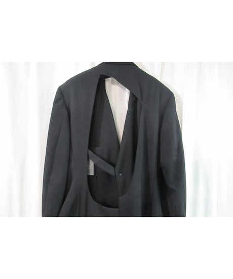 未使用 19ss yohji yamamoto pour homme カッティングデザインロングジャケット HH-J14-100
