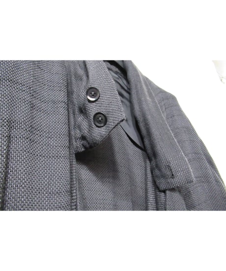 15ss yohji yamamoto pour homme デザイロングンコート（HU-C06-206）