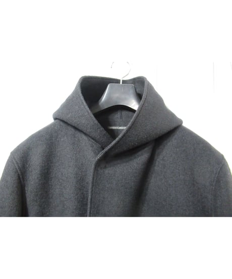 15aw yohji yamamoto pour homme フーテッドロングコート（HY-C03-135）