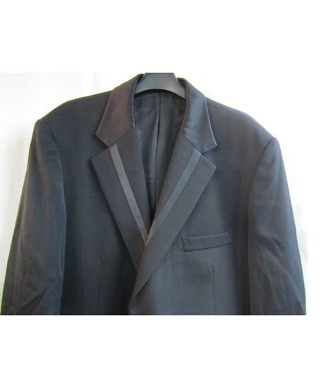 07aw yohji yamamoto pour homme 黒 タキシードクロス デザインジャケット HX-J30-105