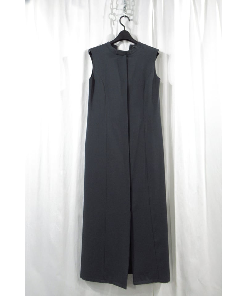 YOHJI YAMAMOTO +NOIR ワンピース グレー系 2001525L0001 yohji yamamoto +noir グレー スナップボタンデザイン シンプル