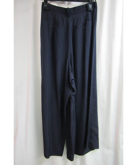 80's SAMPLE yohji yamamoto femme vintage 紺 ラップワイドパンツ P04-200