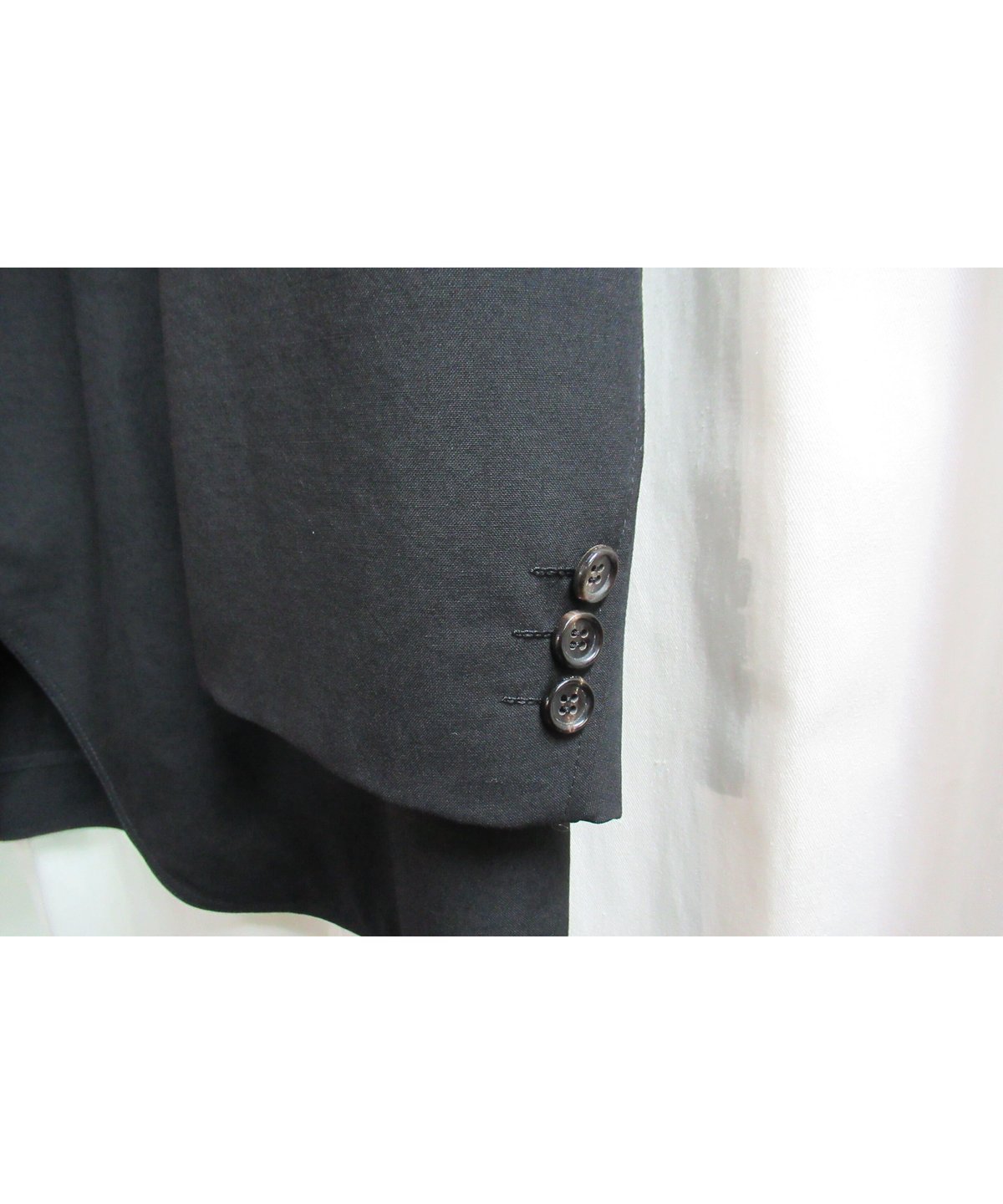 AD1997 COMME des GARCONS HOMME PLUS 黒 シンプルジャケット AD1997 COMME des GARCONS HOMME PLUS 黒 シンプルジャケット