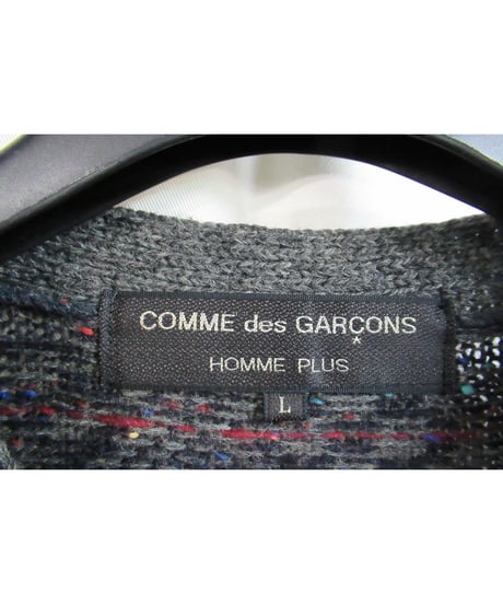 AD1996 COMME des GARCONS HOMME PLUS 袖切替えデザインニットカーディガン PJ-04065L