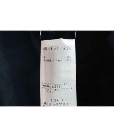 20aw B yohji yamamoto +noir ショルダーデザインノースリーブカットソー NR-T51-270