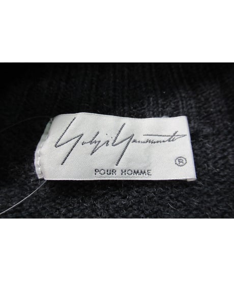 18aw yohji yamamoto pour homme ニットデザイン ロングワンピース（HV-K36-886）
