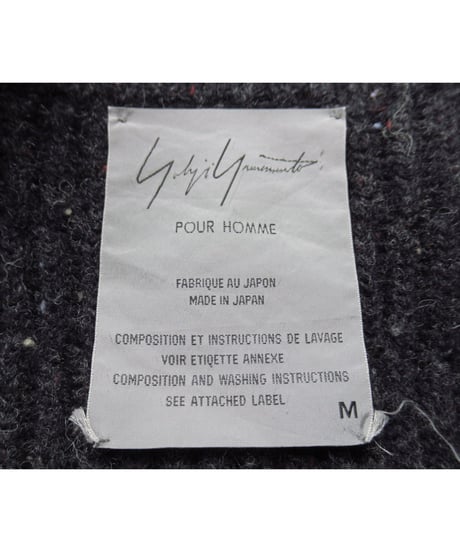 94aw yohji yamamoto pour homme vintage マリオネット期 ロングニットコート（HV-K40-100）