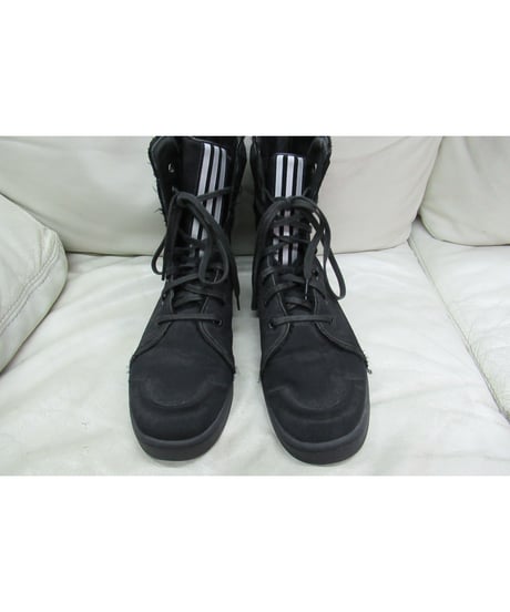 yohji yamamoto pour homme バックファスナーデザインスニーカーブーツ