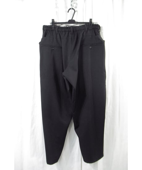 14aw yohji yamamoto pour homme GOTHICチャーム付き テーパードパンツ（HF-P11-100）