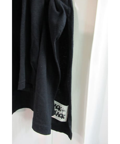 BLACK and BLACK yohji yamamoto +noir 【B】ワッペンデザインカットソー ND-T78-072