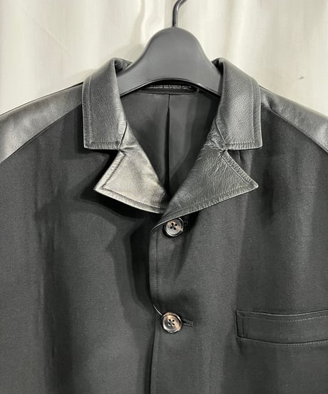 2003AW yohji yamamoto pour homme 羊革切替えジャケット（HU-J74-165）