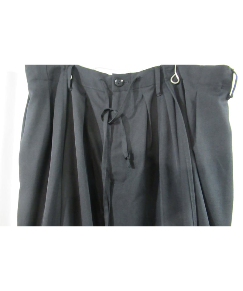 2014AW yohji yamamoto pour homme 黒 デザインバルーンパンツ