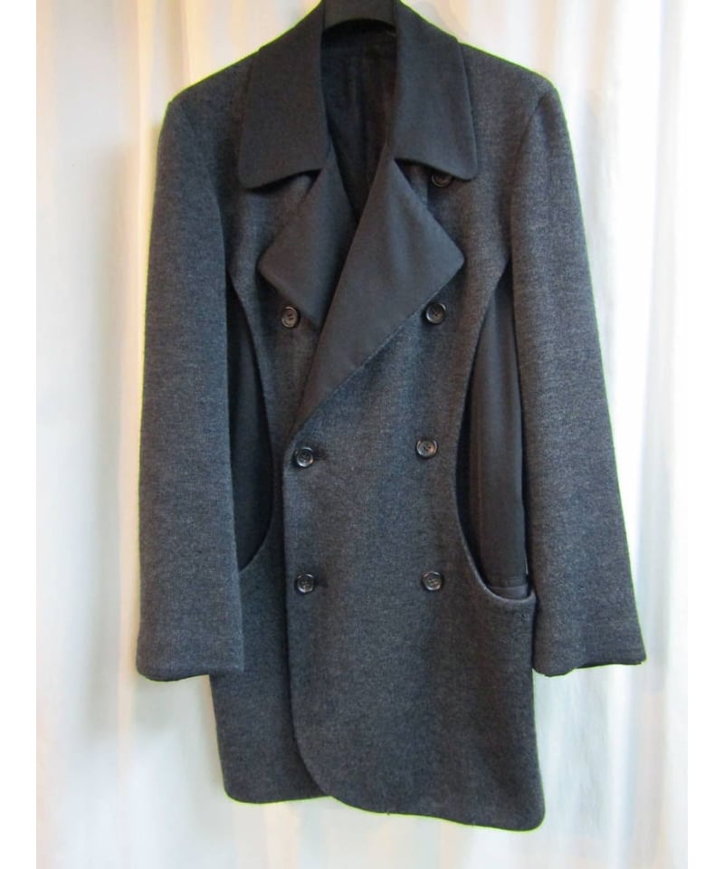 96aw yohji yamamoto femme ニット切替デザインジャケット FG-J33