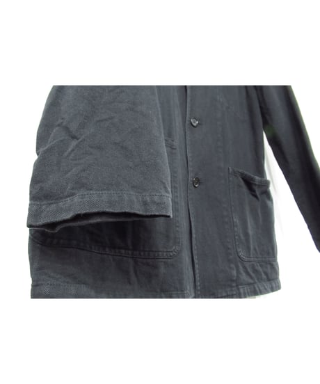 yohji yamamoto pour homme パチポケットデザイン コットン シンプルブルゾン（HX-Y63-067）