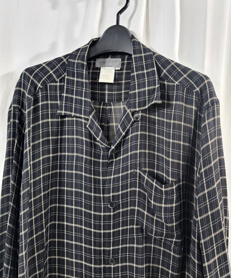 レア 1996ss yohji yamamoto pour homme 花と少年期 ブラウス (HF-B11-239)