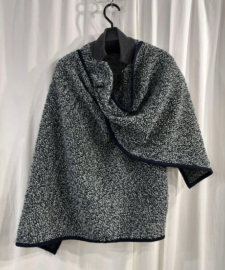 yohji yamamoto +NOIR 片袖ニットジャケット（NR-J15-141）