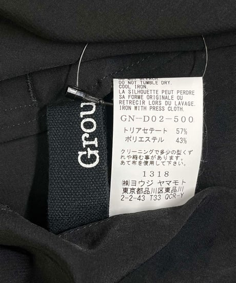 GroundY yohji yamamoto ショルダーベルト ワンピース（GN-D02-500）