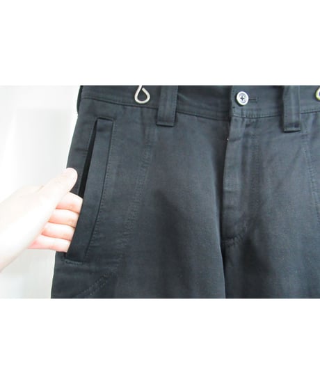 Y's for men yohji yamamoto 黒 ミリタリーデザインパンツ MB-P09-001