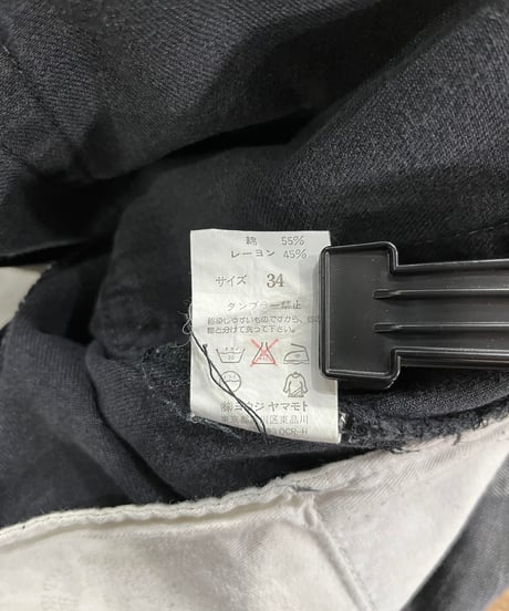 2002AW yohji yamamoto pour homme デザインデニムパンツ（HM-P43-008）